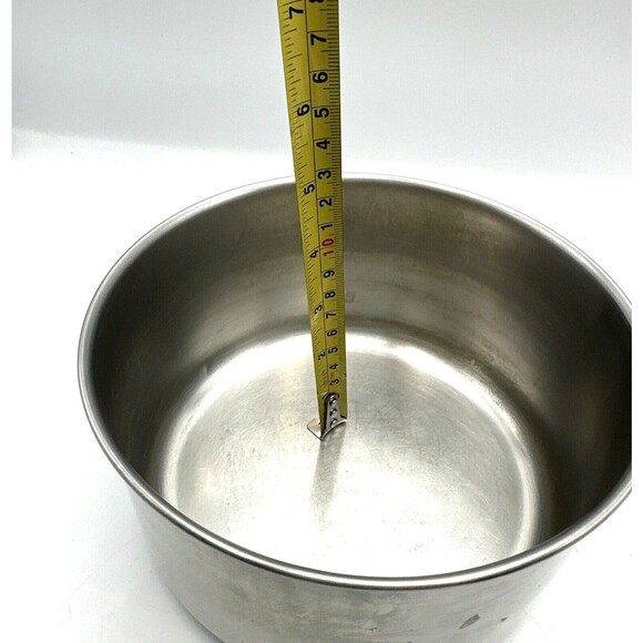 FARBERWARE 2 Qt Saucepan Pot Handle With Lid Aluminum Clad Stainless USA - Picture 9 of 11